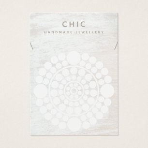 Soporte elegante de pantalla de círculo de madera 