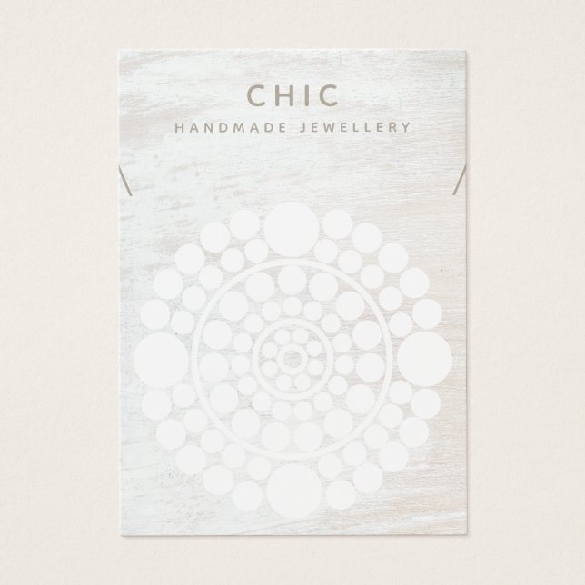 Soporte elegante de pantalla de círculo de madera  (Frente)