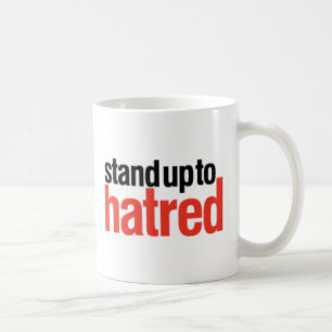 Soporte hasta la taza de café del odio