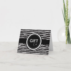 Soporte moderno de tarjeta de regalo para impresió