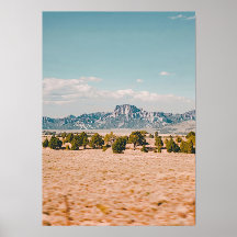 Paisaje del desierto de la costa oeste