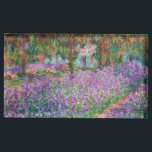 Soporte Para Tarjetas De Mesa Claude Monet - El jardín del artista en Giverny<br><div class="desc">El jardín del artista en Giverny / Le Jardin de l'artiste a Giverny - Claude Monet,  1900</div>