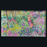Soporte Para Tarjetas De Mesa Claude Monet - El jardín del Iris en Giverny<br><div class="desc">El Jardín Iris de Giverny / El Jardín del Artista en Giverny - Claude Monet,  1899-1900</div>