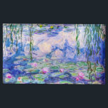 Soporte Para Tarjetas De Mesa Claude Monet - Lilies de agua / Nympheas 1919<br><div class="desc">Lilies de agua / Nympheas (W.1852) - Claude Monet,  Petróleo en lienzo,  1916-1919</div>