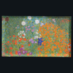 Soporte Para Tarjetas De Mesa Gustav Klimt Flor Jardín Naturaleza<br><div class="desc">Un bonito cuadro del jardín,  un cuadro clásico de Gustav Klimt,  llamado Cottage Garden,  o Bauergarten,  1907,  que se encuentra cerca de un jardín de flores,  un cuadro de flores de colores.</div>