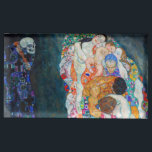 Soporte Para Tarjetas De Mesa Gustav Klimt - Muerte y vida<br><div class="desc">Muerte y vida - Gustav Klimt,  Óleo sobre lienzo,  1910-1915</div>