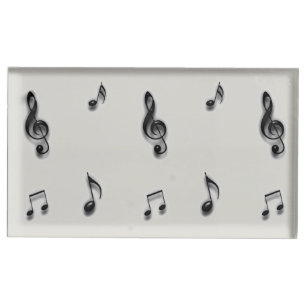 Soporte Para Tarjetas De Mesa Notas Musicales Profesor de Música Gracias Aprecia