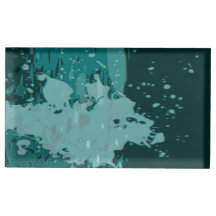 Placa de pintura verde verde azulada - Porte de la