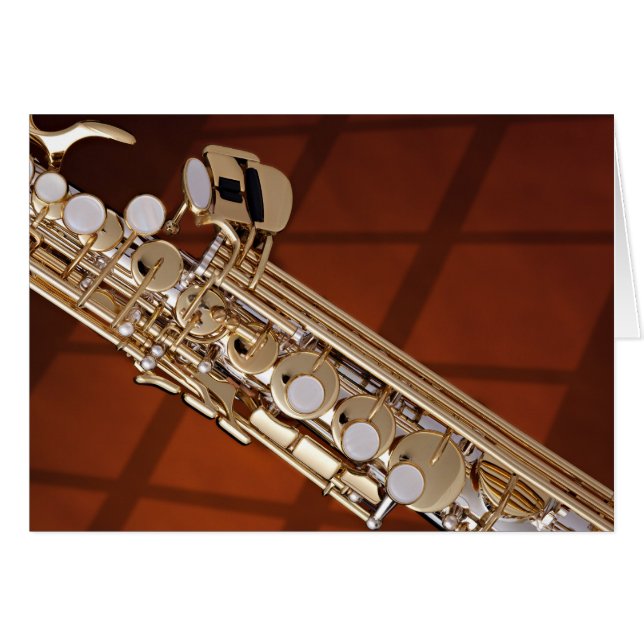 Soprano Saxofón En Oro (Anverso (Horizontal))