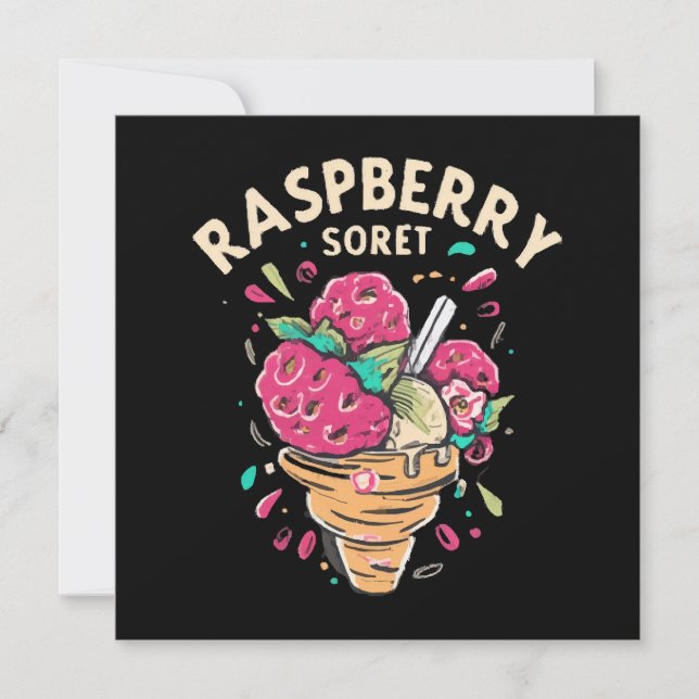 Sorbete de frambuesa (Anverso)