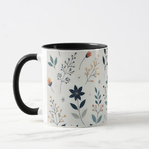 Sorbo en Flor: La Taza de Café Floral Frondosa