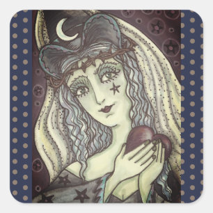 SORCERESS, GÓTICO CON PEGATINAS DEL CORAZÓN