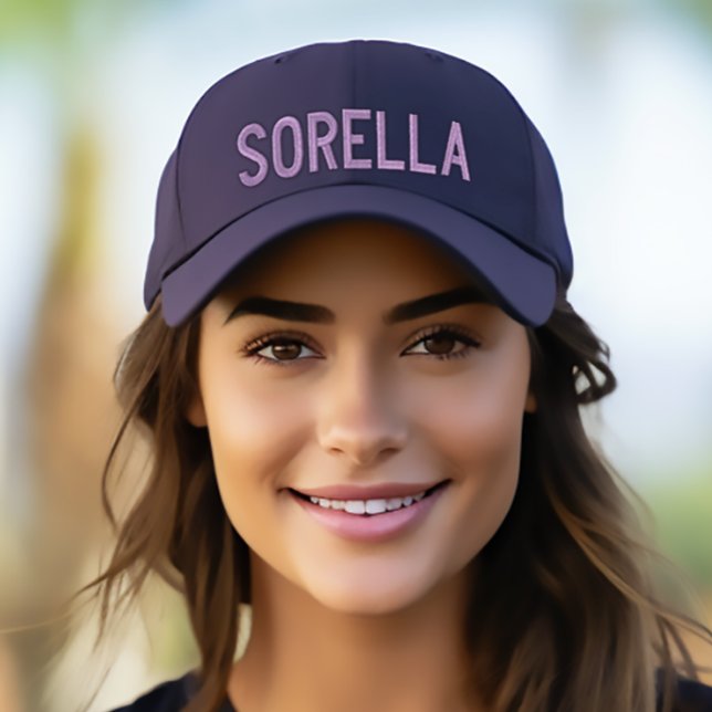 Sorella (hermana) Gorra bordada personalizada (Sorella (Italian for "Sister")
Embroidered Baseball Cap)