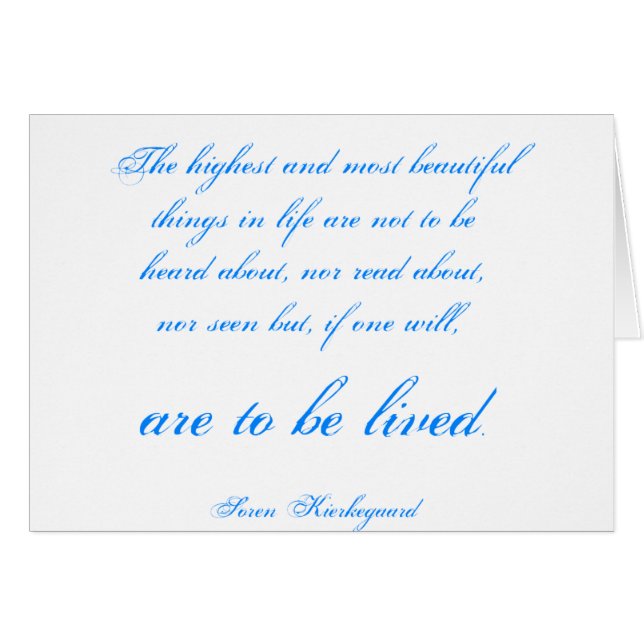 Soren Kierkegaard (Anverso (Horizontal))