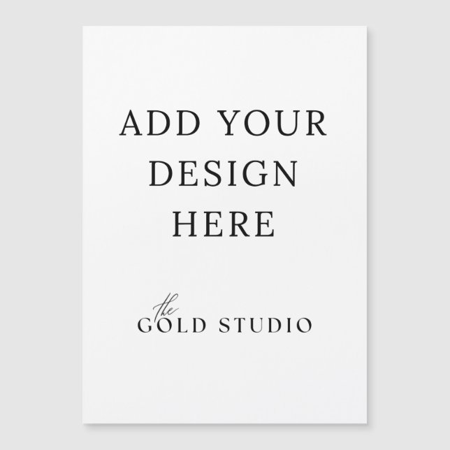 Sorprendente 5 x 7 invitaciones Magnéticas postale (Anverso)