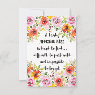 Sorprendente Boss Cita Gran regalo de Apreciación