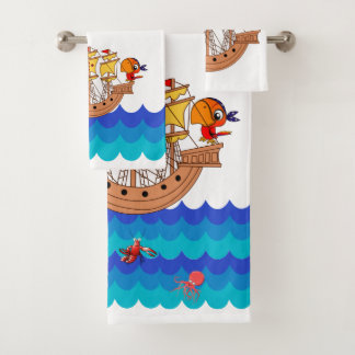 Sorprendente diseño marino con un barco pirata