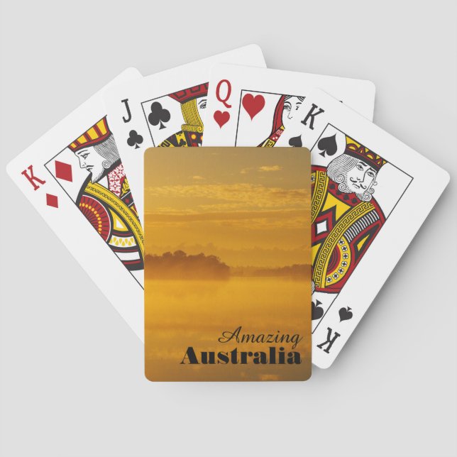 Sorprendente juego de cartas de Australia (Reverso)