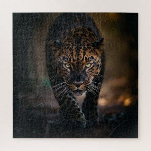 Sorprendente leopardo salvaje 676pcs Rompecabezas
