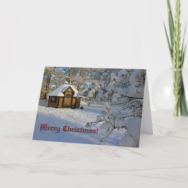 ¡Sorprendente tarjeta de felicitación para Navidad (Anverso)