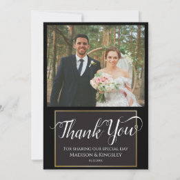 Sorprendente tarjeta Edgy Black Gothic Minimal de 