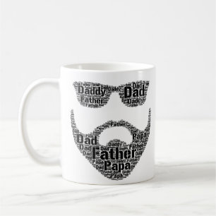 Sorprendente tato de barba para taza de café masc