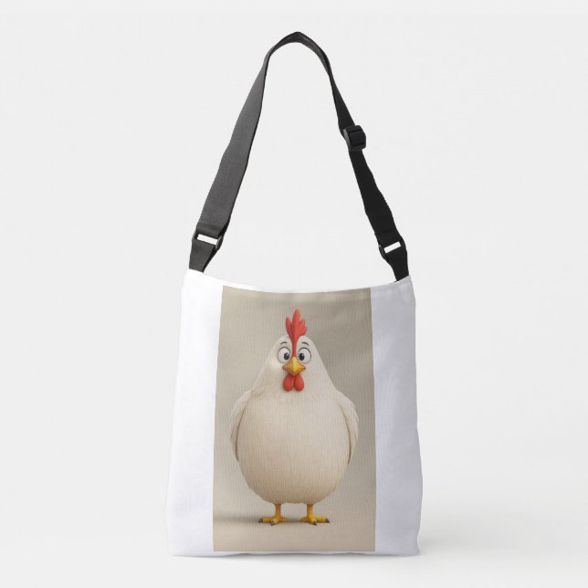 Sorprendida Bolsa De Tote De Pollo (Anverso)