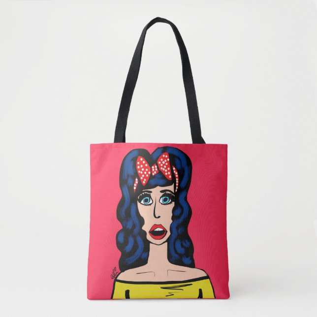 ¡Sorprendido! Bolsa de lona (Anverso)