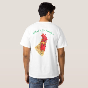 Sorprendido Rooster Gracioso regalo de camiseta -