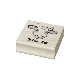 Sorprendido sello de caucho de vaca