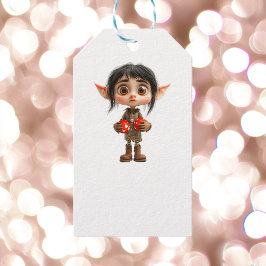 Sorprendidos Navidades Chicas Etiqueta de regalo b
