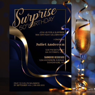 Sorpresa 50.ª invitación a la Fiesta del Oro Azul
