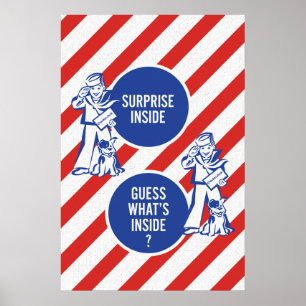 Sorpresa Adentro – Arte de Pared de Caja de Dulces