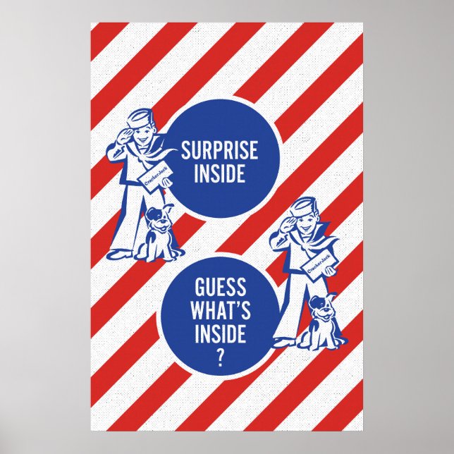 Sorpresa Adentro – Arte de Pared de Caja de Dulces (Frente)