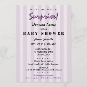 Sorpresa Baby Shower Invitación neutral de género