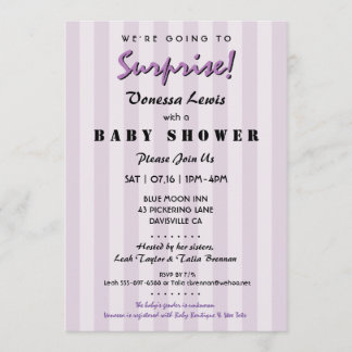 Sorpresa Baby Shower Invitación neutral de género