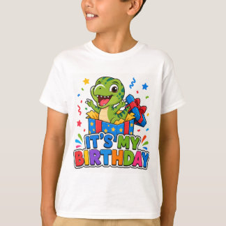 Sorpresa Caja de Regalo de Dinosaurio Camiseta Es 