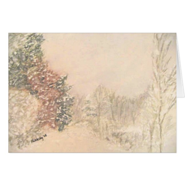 Sorpresa de la nieve de abril (Anverso (Horizontal))