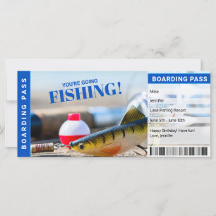 Sorpresa de viaje de pesca revelar certificado de