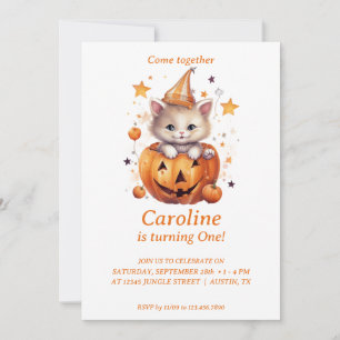 Sorpresa del gato en la calabaza: Invitación a la 