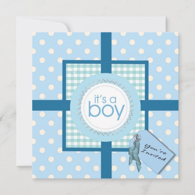  ¡Sorpresa! Es una invitación de un chico de Baby  (Anverso)