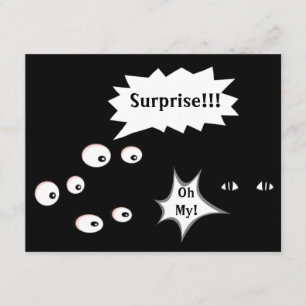 Sorpresa Fiesta Ojos En La Oscura Invitación A La 