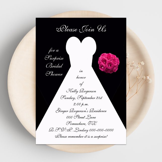 SORPRESA Invitación a ducha de novia (Subido por el creador)