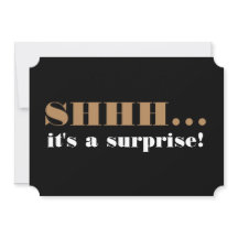 Sorpresa Invitación a la fiesta de cumpleaños por