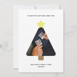 Sorpresa Invitación de embarazo en árbol de Navida