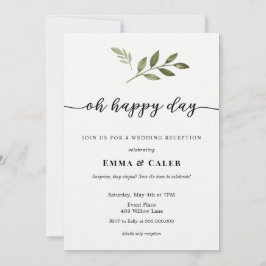 ¡Sorpresa, nos escapamos! Invitación para recepció