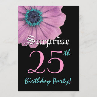 SORPRESA Plantilla de cumpleaños número 25 Daisy r