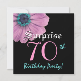 SORPRESA Plantilla de cumpleaños número 70 Daisy r