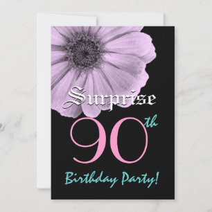 SORPRESA plantilla de cumpleaños número 80 Daisy m