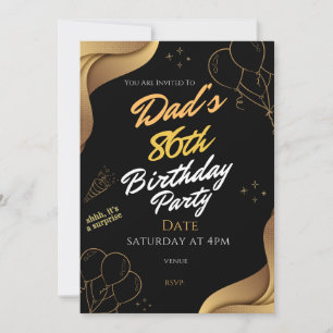 Sorpresa por invitación a fiesta de cumpleaños 86 